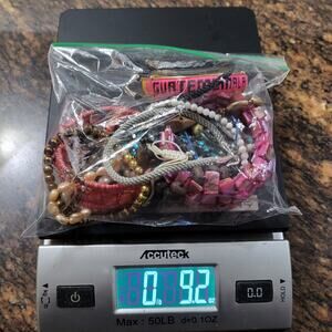 MIXED LOT Beaded Bracelets Jewelry Bag Mystery Bag Mixed Metals & Materials